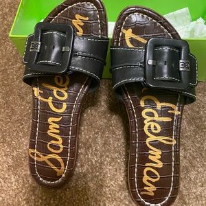 Sam Edelman women size 7 Gaige, Black Lea so cute sandals